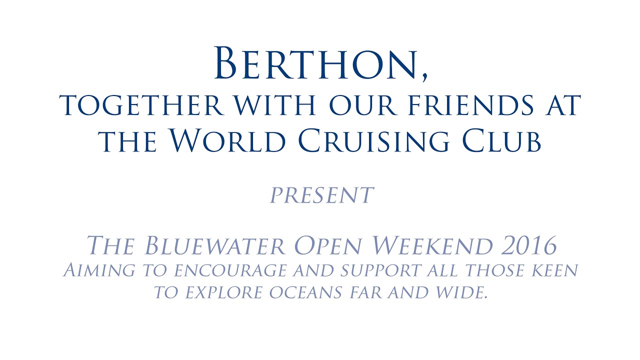 Bluewater Open Weekend 2016 - 8 Sails and Rigging
