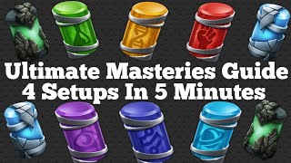 Ultimate Masteries Guide 2024 | 4 Setups Within 5 Minutes | Ouchies And Non-Ouchies