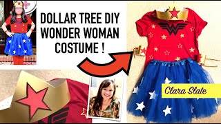 DOLLAR TREE DIY COSTUME WONDER WOMAN