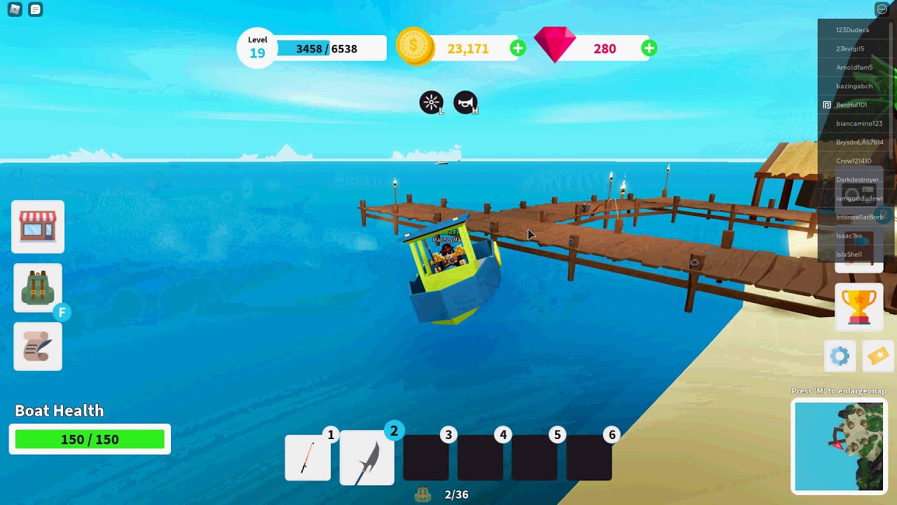 Getting the YACHT in Fishing Simulator YouTube
