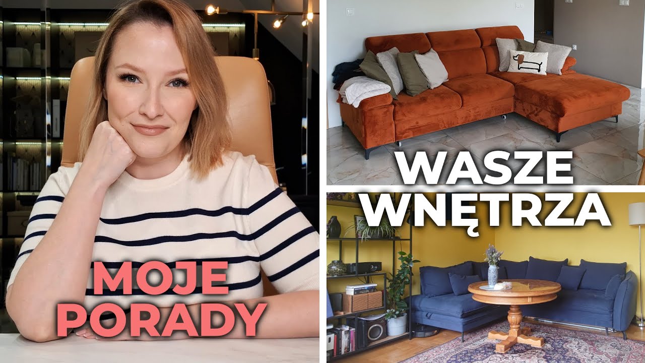 Omawiam WNĘTRZA WIDZÓW | Salon skąpany w bieli oraz w kolorze