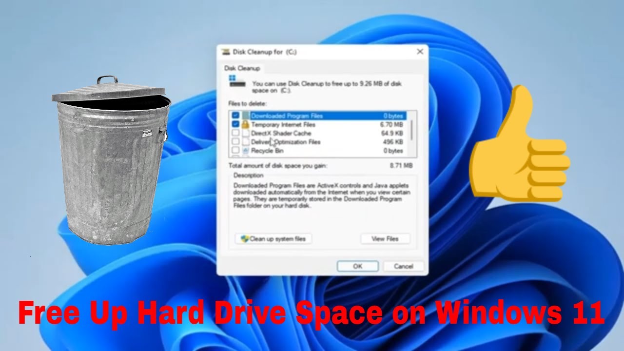 How to FREE Up Disk/Drive Space in Windows 11 [Quick and Easy] - YouTube