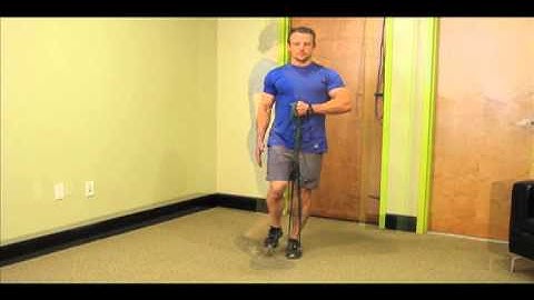 GoFit Superband Front Loaded Single Leg Squat