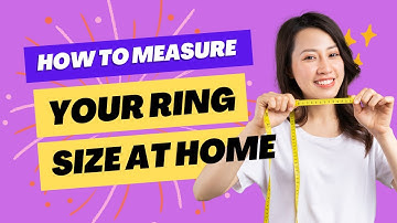 How to Measure Ring Size with Tape Measure