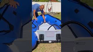 How long it takes to setup an inflatable boat. Saturn SD330
