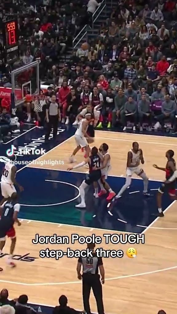 Step back three #hoodnews #jordanpoole #NBA #basketball #sports #how #omg #wow #viralvideo #viral #i