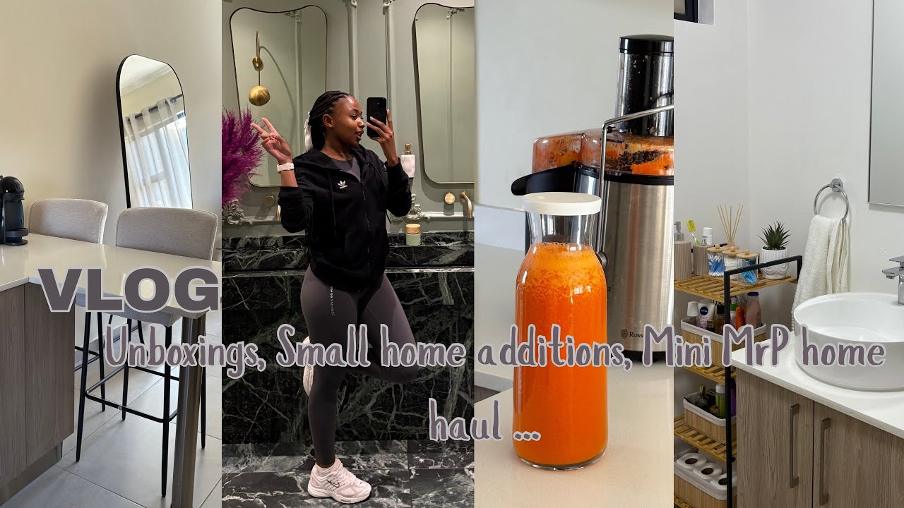 VLOG - New gym wear, doing Mini apartment additions | Mrp home haul | New kitchen chairs