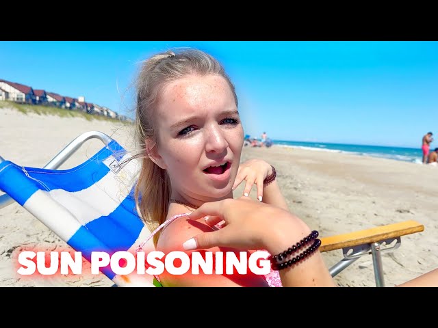 SUN POISONING? | Family 5 Vlogs class=