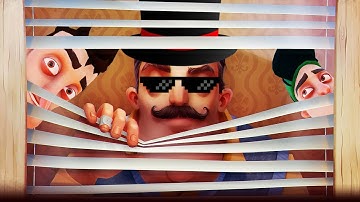 HELLO NEIGHBOR ACT 2 (Trampoline Escape) | Hello Neighbor Gameplay