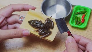 Hot &amp; Spicy Stir Fried Frog | Miniature Cooking | Mini Food