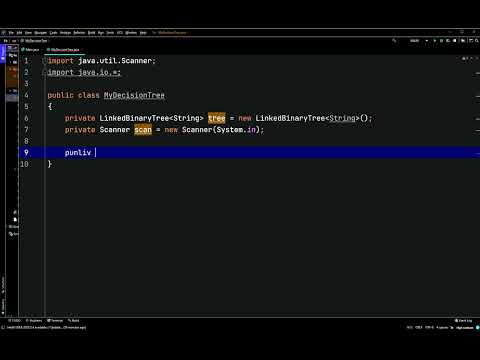 Java Decision Trees Practice Part 1 - Data Structures