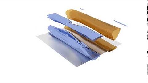 Turbulent Molecular Dynamics Channel Flow (rotating)