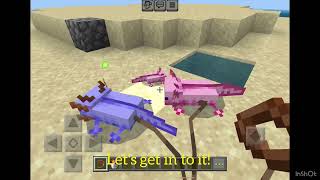 How to spawn a blue axolotl in Minecraft with commands. [How to] [2024]