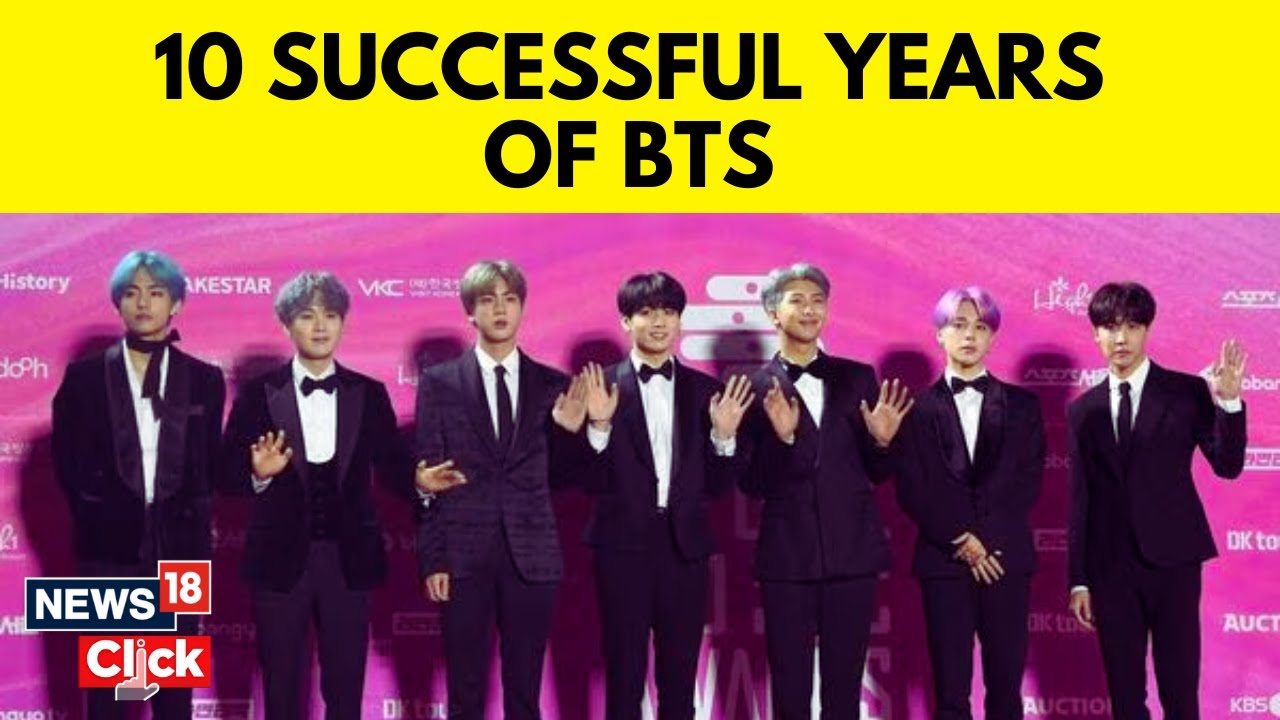 BTS 10th Anniversary | K-Pop By Band Stars Of BTS Celebrates