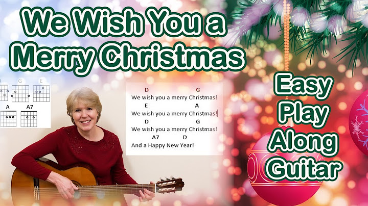 We wish you a Merry Christmas chords key of D