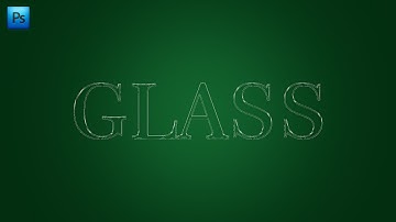 How to make a Realistic Glass Effect in 2 Minutes I #photoshoptutorial I @satishkgraphics