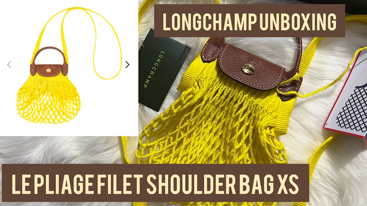 LONGCHAMP LE PLIAGE FILET  UNBOXING & REVIEW 