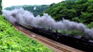 C6120+C57180　重連試運転　2011.06.29 ＜諏訪峡＞