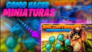Tutorial Como Hacer Miniaturas De Minecraft Facil Miniaturas Base Para Tu C