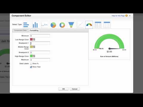 Nexstara Salesforce Analytics Workbook Walkthrough - Tutorial 1 - Getting Started with a Dashboard
