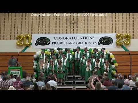 Prairie Farm High School 2023 Graduation