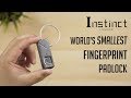 World’s Smallest Waterproof Fingerprint Padlock | Overview