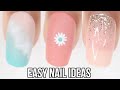 EASY nail ideas! summer nail art