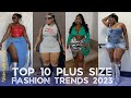 Top 10 plus size fashion trends 2023  summer outfit ideas  afribeauty