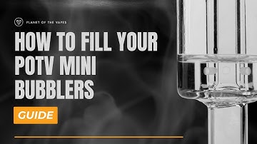 How To Fill Your POTV Mini Bubblers in SECONDS💧 ‍💨