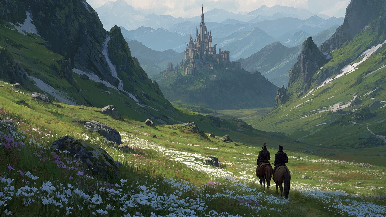 Springthaw Valley Castle | Relaxing Medieval Fantasy Music ✨