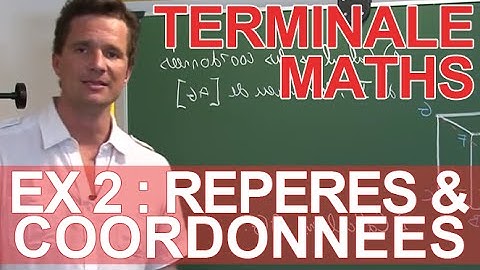 Repères & coordonnées : Ex 2 - MATHS - TS - Les Bons Profs