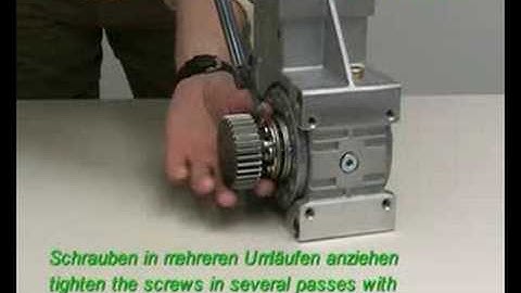 ATLANTA Servo-Worm Reducer Compression Coupling Mounting