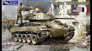 ANOTHER 1940's Cadillac!! Gecko 1/16 M24 Chaffee kit review.