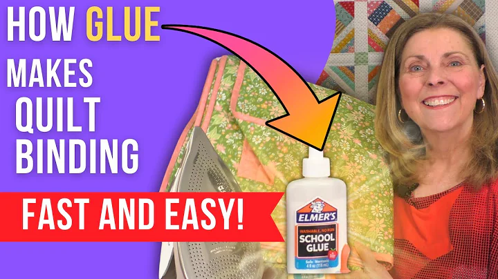🧵 GLUE Basting Your Quilt Binding Tutorial: 🙌 Genius Quilting Hack!