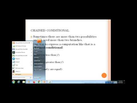 Chained conditionals