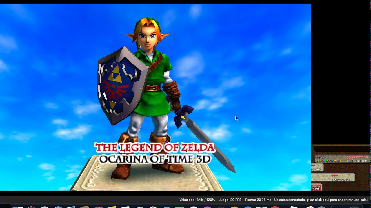 como ver los items en zelda ocarina citra YouTube