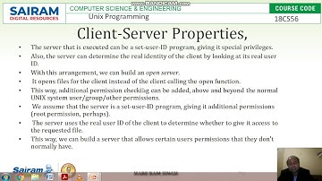 Lecture Video1_18CS56_ Module4_ Client Server Properties_ Hare Ram Singh