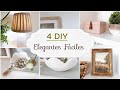 4 Ideas ECONÓMICAS y FÁCILES para la decoración del HOGAR 🏡 Diy Home Decor Ideas!