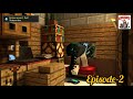 Building my new Minecraft home base in Episode 2 of the KNIGHT series!⛏️🏞️