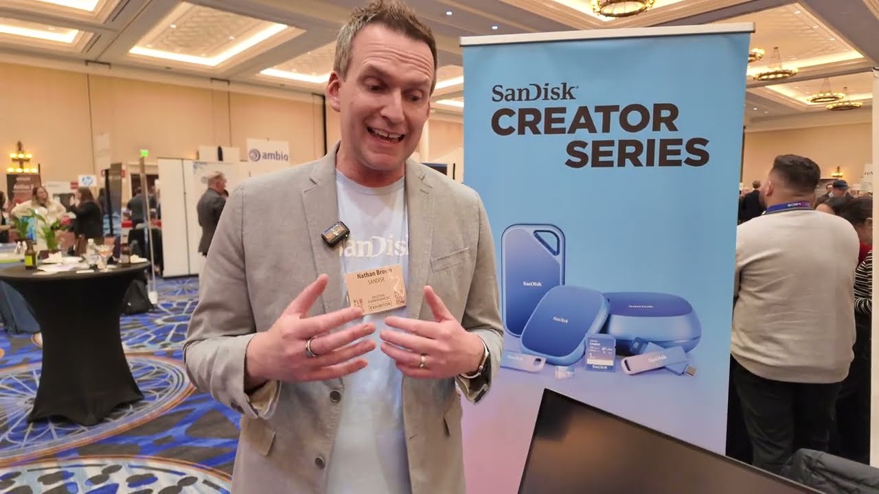 Серия SanDisk Creator на выставке #ces2025 Инновационные решения для хранения данных Оптимизирова...