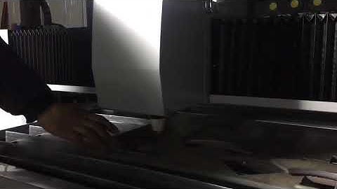 plasma cutting machine Collision avoidance system test video