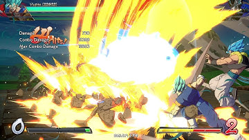 DBFZ Optimal Vegito 0 Bar Z Change T.O.D Combo