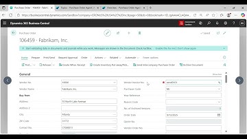 Purchase Order Agent for Dynamics 365 Business Central | Demo