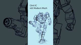 BattleTech: Clint IIC BattleMech (#mechwarrior #battletech #battletechlore #scifi)