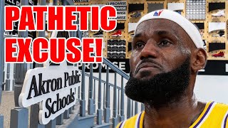 LeBron James' Foundation responds to I Promise School HORRIBLE test scores & makes PATHETIC EXCUSES!