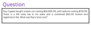 What was Ray's total cost?