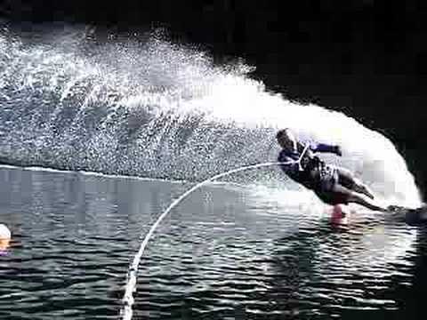 Umulig Disciplinære udtale Slalom Water Skiing Sproat Lake 28 to 38off - YouTube