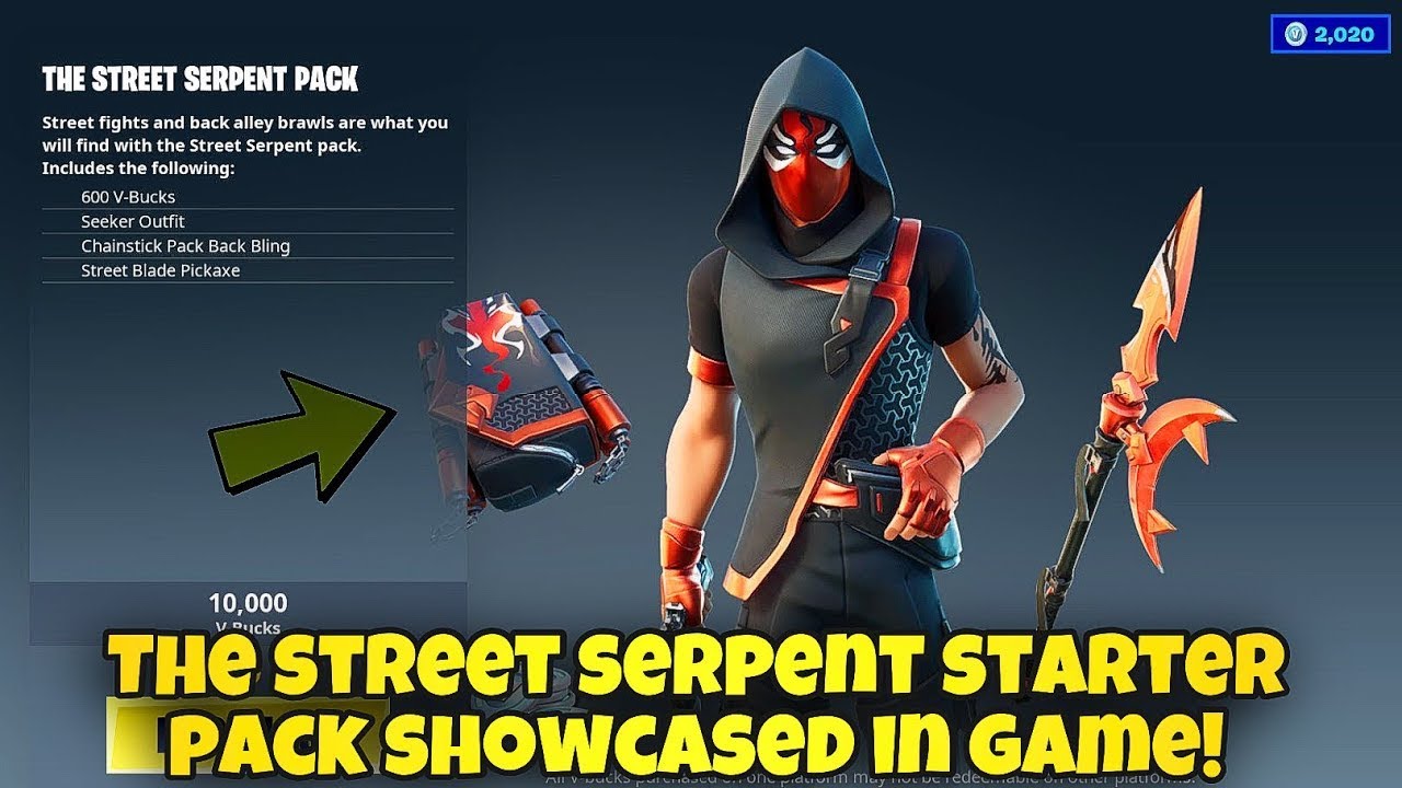 NEW STREET SERPENT STARTER PACK!!!