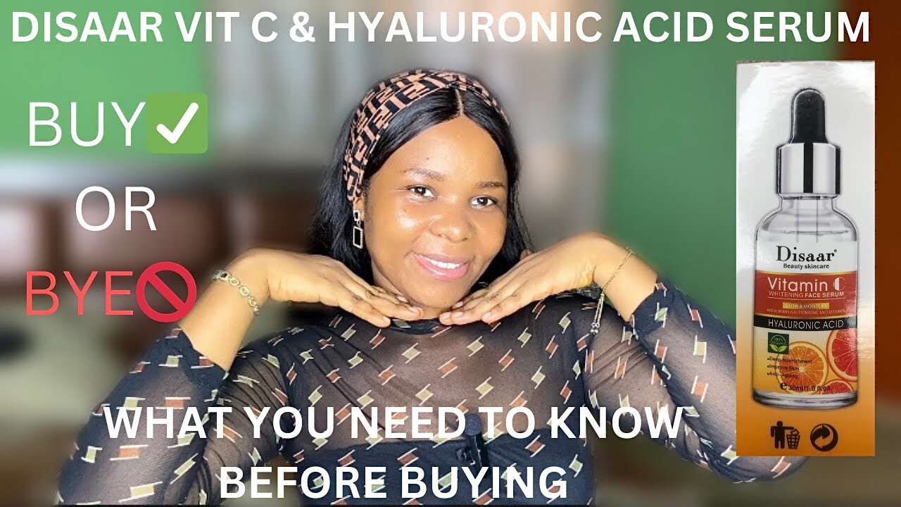 ОБЗОР СЫВОРОТКИ С ВИТАМИНОМ С И ГИАЛУРОНОВОЙ КИСЛОТОЙ DISAAR.
