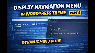 WordPress Header Menu Tutorial | Register &amp; Display Navigation